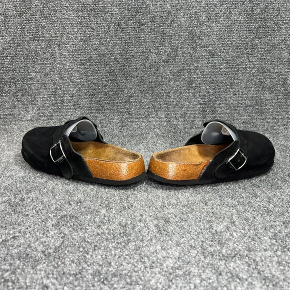 Betula By Birkenstock Black Suede Clogs Women's 6N Slip On Comfort Casual Slides - Picture 6 of 11